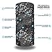 Hoo-Rag - High Performance 100% Moisture Wicking Polyester Microfiber Multi-Functional Face Mask & Neck Cover - UPF 30 - One Size Fits Most - Gray Digital Camo