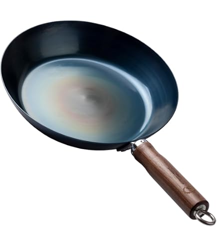 Amazon.com: Vermicular Frying Pan with Glass Lid | 28cm Deep (11