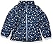 Amazon Essentials Girls and Toddlers' Lightweight Water-Resistant Hooded Packable Mock Puffer Jacket