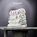 Muslin Swaddle Blankets for Baby - 4 Swaddles - 100% Organic Cotton - Unisex Color Pack for Boys and Girls - Newborn, Infant and Toddler - 47x47