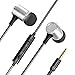 VAVA Flex Wired Earphones, Bass Stereo Earbuds Headphones, In-ear Headphones with mic (Dual EQ Modes, Inline Controls for iOS /Android, Built-in Mic, Hands-free Calling, Extra Earbuds, 3.5mm jack)