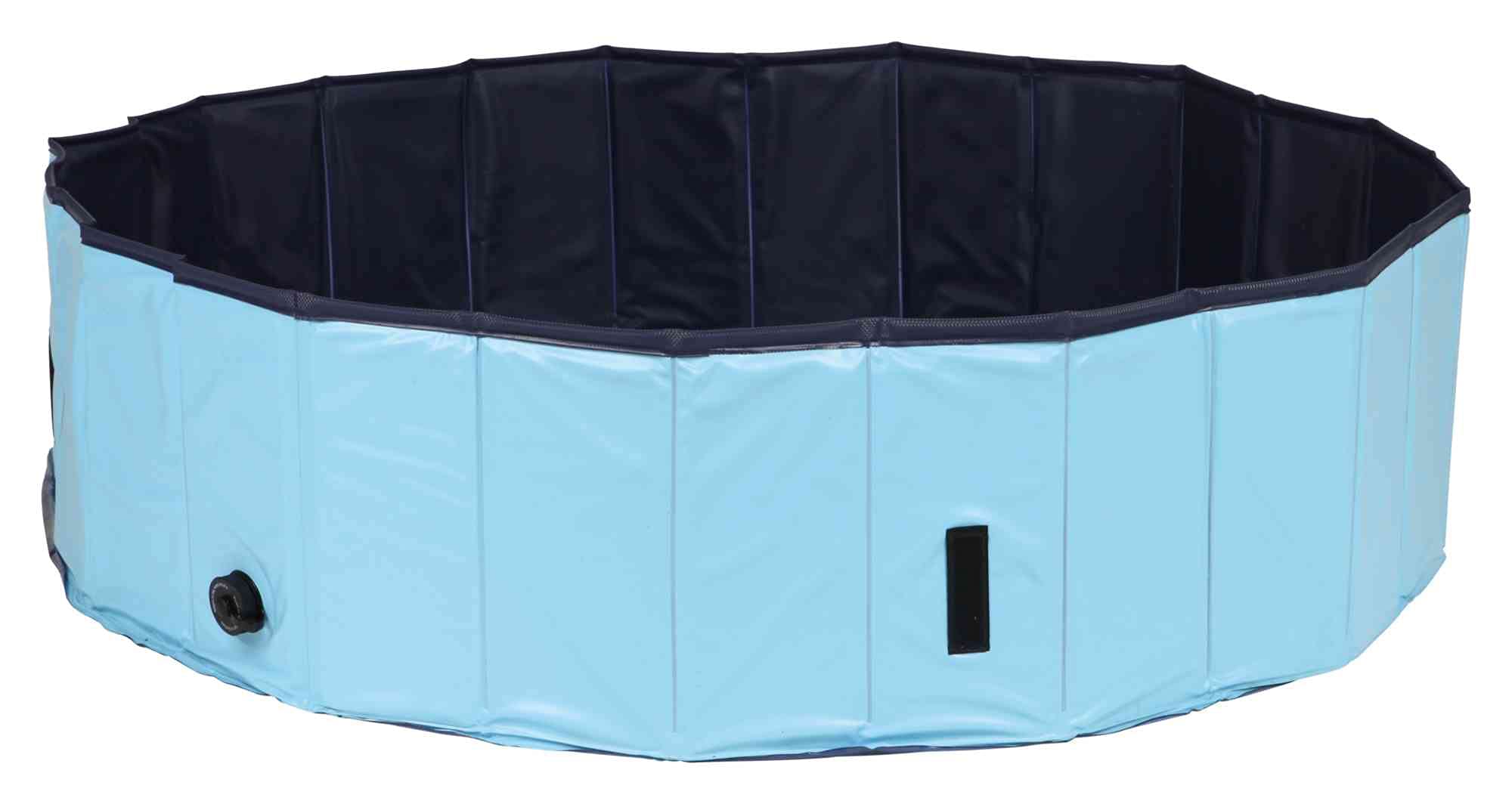 TRIXIE Dog Pool, Ø 70 x 12 cm, Light Blue/Blue, 1.24 kg