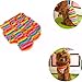 Buytra Pet dog puppy summer polo rainbow striped t-shirt vest XS-XL