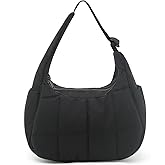 Lytosmoo Nylon Shoulder Bag for Women Small Crescent Puffer Purse Quilted Purses Bag Puffer Bag for Travel