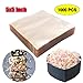 Palksky Clear Caramel Candy Chocolate Wrappers 5x5 Inches (1000 Square Sheets) Natural Non-stick Cellophane Wraps for Taffy Truffles Lollipop Gummie Ganache Praline Fat Bomb Snacks Pack