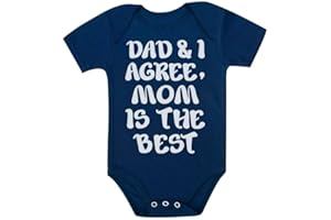 Tstars Mom Is the Best Mother's Day Infant Bodysuit Gift for New from Baby Boy or Girl Newborn Outfit