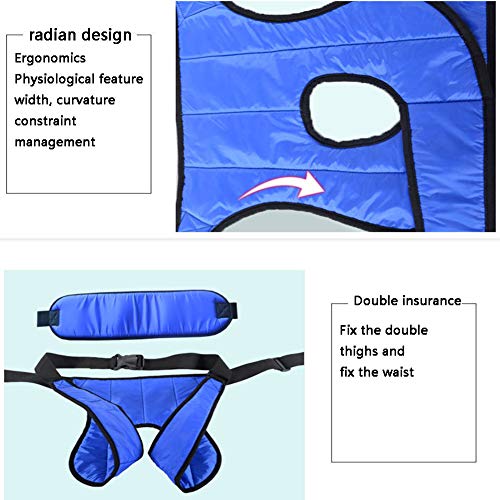 YAOBAO Cushion Pelvic Slider Belt,Patient Wheelchair Seat Belt