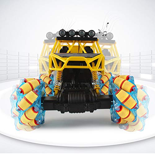 RC Car,Remote Control Car,Stunt Car Toy, Drift Stunt Car Drive Off-Road Vehicle 360Â° Flips Truck Remote Control Programmable Car As Gifts for Boys & Girls Adults (Yellow)