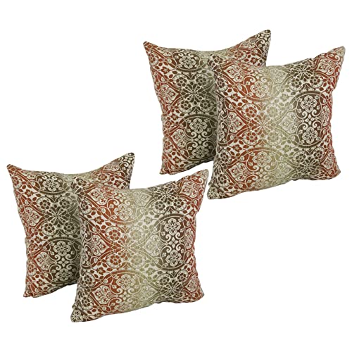 17-Inch Square Premium Polyester Outdoor Throw Pillows (Set Of 4) 9910-S4-Po-008