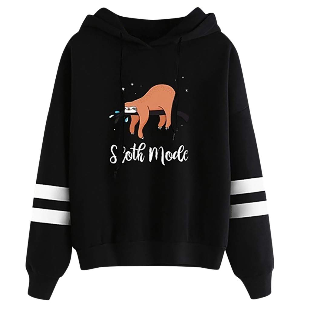 Whycat Sloth Mode Funny Hoodie Women 