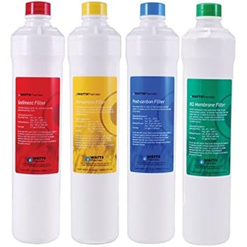 Watts Premier WP531152 RO Pure 4 Pack Replacement Filters