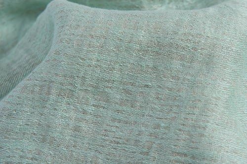 LINEN FABRIC BY THE METRE - Greenish Grey - Width 140 cm (55") - 150 GSM lightweight TEXTILE