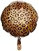 Anagram International A11959501 Cheetah Foil Balloon Pack, 18