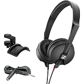 Sennheiser HD 25 LIGHT Monitor Headphones with Headphone Holder &amp; 10' Extension Cable