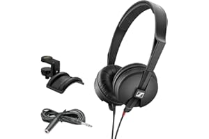 Sennheiser HD 25 LIGHT Monitor Headphones with Headphone Holder & 10' Extension Cable