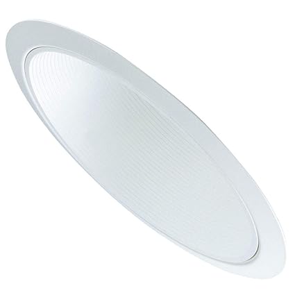 Halo 456w 6 Trim Baffle Trim For Slope Ceiling White Trim With