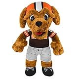 Bleacher Creatures NFL Cleveland Browns Chomps Mascot Plush Figure, 10
