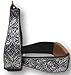 D.A. Brand Black Aluminum Engraved Pleasure Stirrups Horse Tackthumb 4