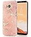 Spevert Galaxy S8 Plus Case, Marble Pattern Hybrid Hard Back Soft TPU Raised Edge Ultra-Thin Shock Absorption Slim Protective Cover Case for Samsung Galaxy S8 Plus/S8+ (Rose Gold)