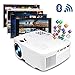 ERISAN Projector Video Home TV Theater, LED Android 6.0 WiFi Bluetooth, 220 ANSI Lumen, Support 1080P Full HD, iOS Compatiable, 2018 Updated Quieter Fan, Mini Smart Video Beam, Multimedia Party Games