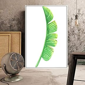 Framed Canvas Wall Art for Living Room, Bedroom Leaves Canvas Prints for Modern Home Decoration Ready to Hang - 16"x24" inches
