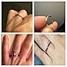 THREE KEYS JEWELRY 1mm 2mm 4mm 6mm 8mm Tungsten Wedding Ring for Women Mens Plated Rose Gold Polished Band
