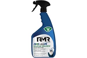 RMR BRANDS RMR-86M Marine Mildew-Stain Remover, Instantly Removes Mold Stains and Mildew Stains, Sodium Hypochlorite Formula, Less Abrasive, Easy to Use