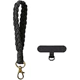 CHIWUTECH Boho Macrame Phone Wrist Strap, Cell Phone Lanyard with Tether Tab, Keychain Wristlet Charm, Anti-Loss Phone Chain