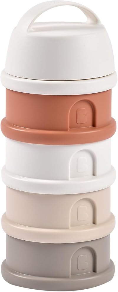 Beaba Formula Dispenser 4 Compartments Airtight Stackable Made in France