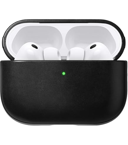 Apple AirPods Pro 第2世代 本体 純正 保護ケース（黒）付き Amazon.com: Nomad Airpods Pro 2 Case in Black Horween Leather