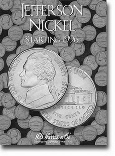 New Harris Jefferson Nickel Start 1996 Coin Folder 2681