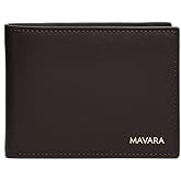 MAVARA Mens Wallet β Durable Slim Minimalist Wallet for Men β 100% Genuine Leather Bifold Mens Wallets Leather with Removable ID Holder β Thin Card Holder Wallet for Cash & Credit Cards