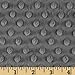 Shannon Minky Cuddle Dimple Dot Charcoal Fabric By The Yard