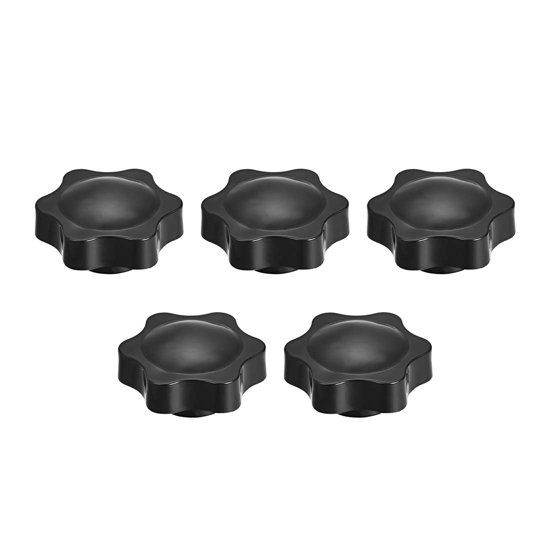 Uxcell Clamping Handle Screw Knobs Handle M10 Threaded Star-Shape 5pcs
