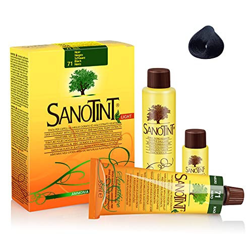 Sanotint Natural Hair Dye, 71 Black Permanent Hair Dye, Ammonia Free