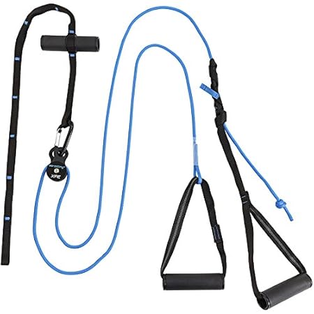 Schlingentrainer XPE Basic - Sling Trainer Ganzkörpertraining mit Umlenkrolle, Türanker - Videoanleitung + Trainingsplan - Fi