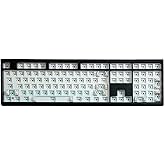 GMK108 Barebones Mechanical Keyboard Kit,VIA Programmable Gasket Mounted BT5.0/2.4GHz/Type-C Tri-Mode Wired Hot-Swap RGB Backlit Full Size Custom PCB DIY Mechanical Keyboard Kit(Black)