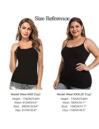 KIWI RATA Camisola para mujer con sujetador integrado y correa ajustable, camiseta sin mangas de verano acolchada para yoga
