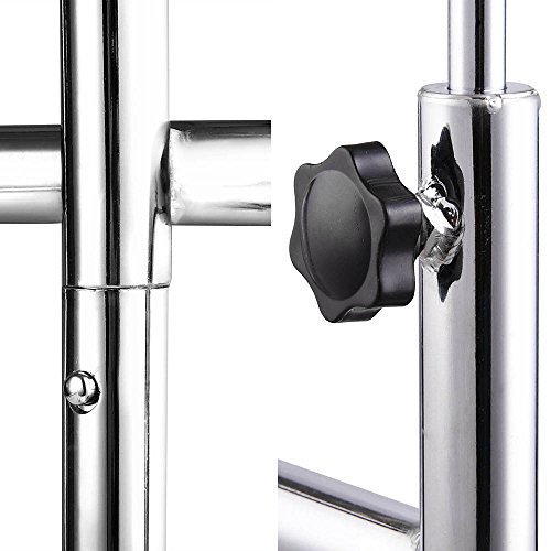 Chimaera Height Adjustable Multipurpose Medical Dental Mayo Stand with Stainless Steel Tray and wheels - Thumbnail 3