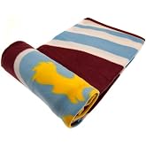 Premier Life Aston Villa FC Crested Fleece Blanket Throw Pulse Gift Present, Multicoloured, 120Cm X 150Cm
