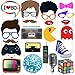 musykrafties 80s Party Photo Booth Props 24 Count