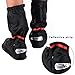 Uelfbaby Overshoes Rain Boots,A Boot Cover for Outdoor Sports Rain/Snow, Waterproof Overshoe Rubber Boots XXL Size (Black)