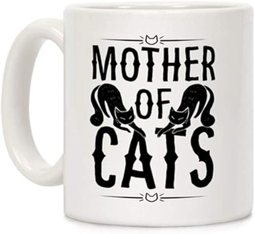 mother of cats mug