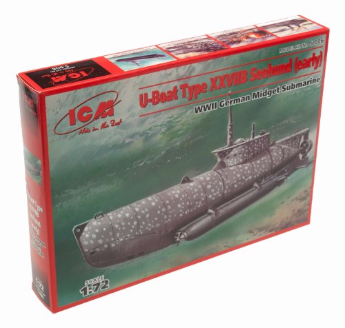 ICM Models Early U-Boot Type XXVIIB Seehund Building Kit