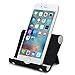 Exmott Multi-Angle Adjustable Phone Stand Holder on Desk for Cellphone, Tablets and E-Readers, Compatible with iPhone X/8/7/6S/6 Plus, iPad, Samsung Galaxy and Most Smartphones (Black)