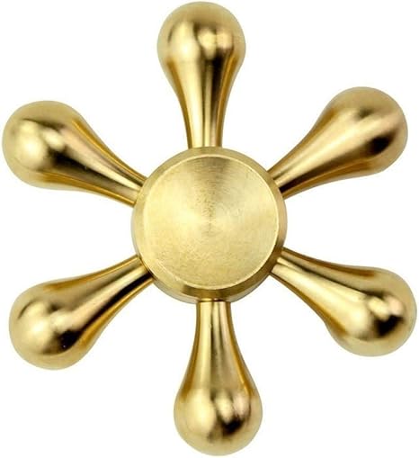 Amazon Co Jp そわそわスピナー 玩具6腕 そわそわハンドスピナー 純銅素材 大人子供 ための取り外し可能な指先ジャイロ解凍アーティファクトと ホーム キッチン