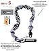 Kryptonite Keeper 785 Bike Chain Lock, 2.8 Feet Long Heavy Duty Anti-Theft Bicycle Chain Lock with Keys for Bike, Motorcycle, Scooter, Bicycle, Door, Gate, Fence,Gray