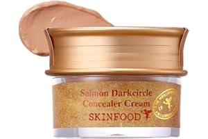SKINFOOD 1957 SKINFOOD Salmon Dark Circle Concealer Cream - Under Eye Concealer for Dark Spots and Wrinkles - Full Coverage - Stocking Stuffers, 0.35 Oz/10 g (Salmon Beige)