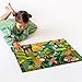 Petit Collage Floor Puzzle, Wild Rainforest, 24-Pieces – Large Puzzle for Kids, Completed Rainforest Puzzle Measures 18” x 24” – Makes a Great Gift Idea for Ages 3+