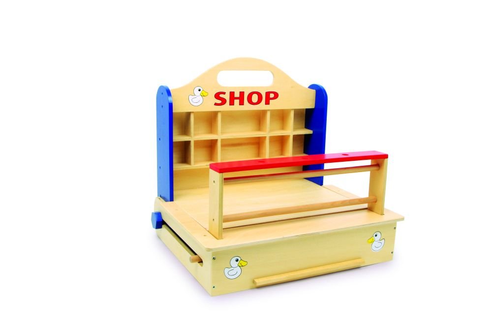 Kaufladen klappbar - Supermarkt im Koffer